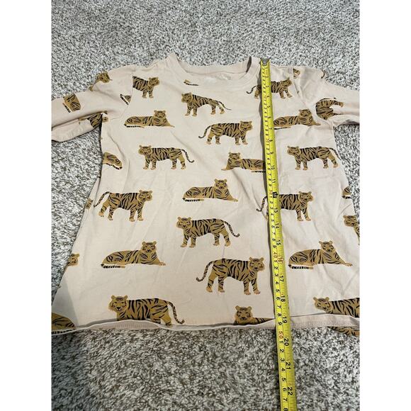 Quince Graphic Tiger Long Sleeve T-Shirt Kids Size 10 - Picture 6 of 6